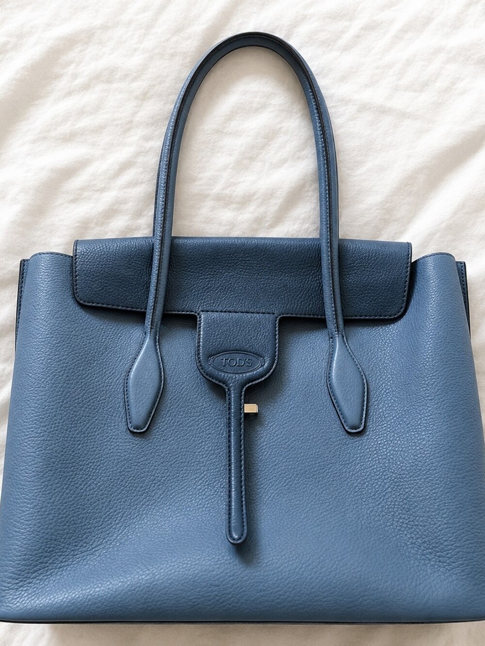 Tod's Blue Leather Women's Bag - Picture 2 of 16